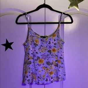 Floral Tank Top Blouse